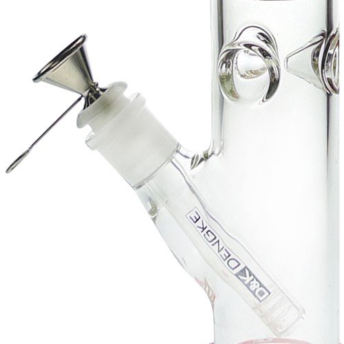 D&K Straight Glass Bong with Splash Guard D&K Smoking Set